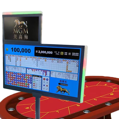 Deluxe Poker Casino Entertainment Gambling Table Casino Gaming Table Screens for Casino Table