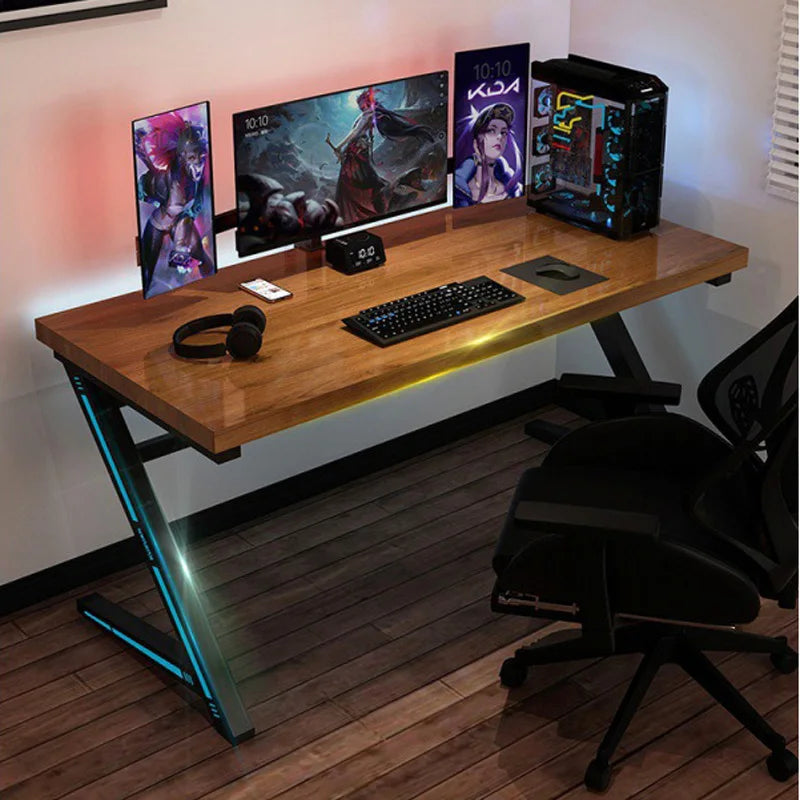 Computer Desk Solid Wood Writing Desktop Home Desks Bedroom Room Workbench Game Gaming Table Furniture Ready to Ship