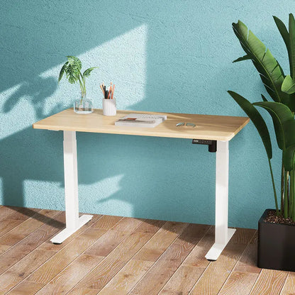 Single Motor Automatic Ergonomic Electric Lift Sit to Stand Height Adjustable Motorized Gaming Table High Quality Wooden Metal