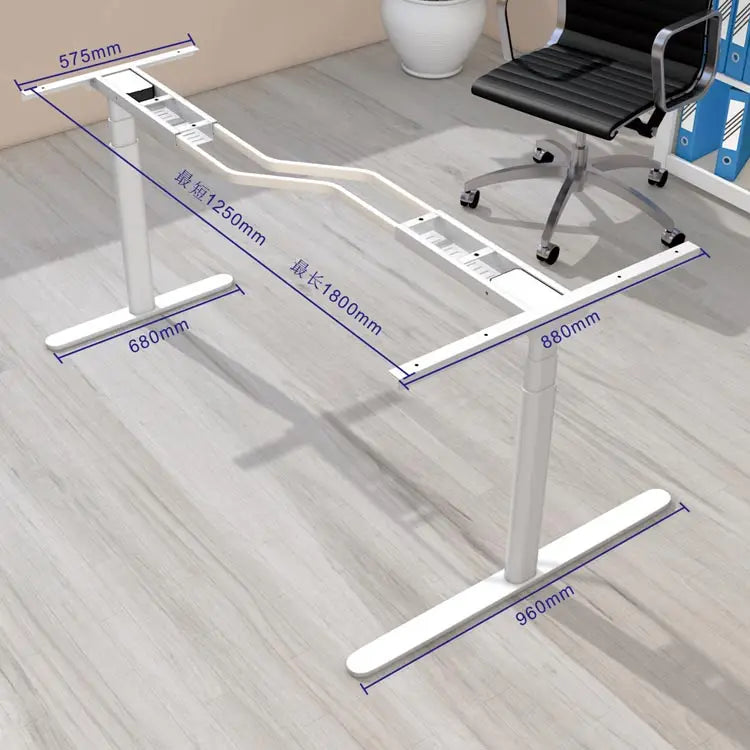 Most Popular Furniture Dual Motor Lift Sitting and Stand Height Adjustable Pc Desk Electric Gaming Table
