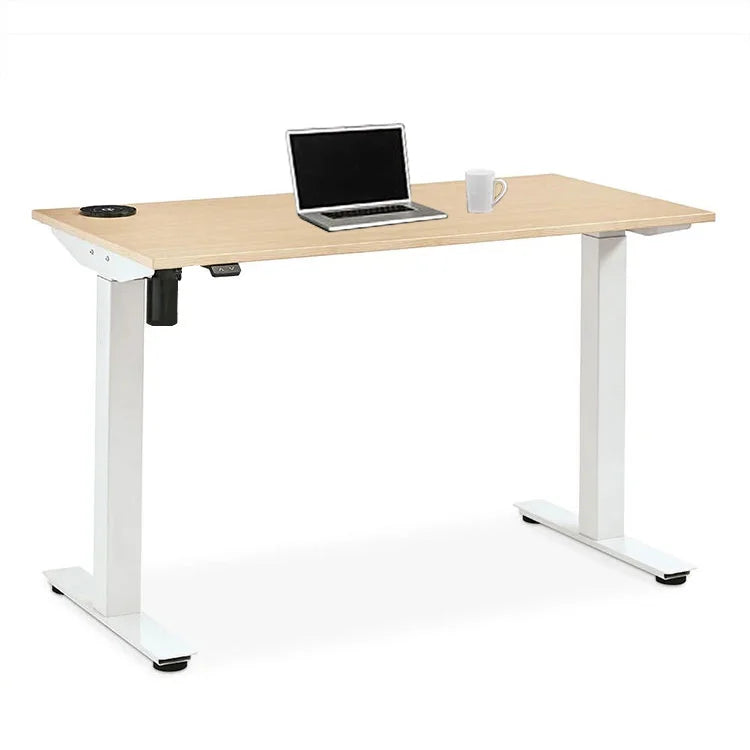 Single Motor Automatic Ergonomic Electric Lift Sit to Stand Height Adjustable Motorized Gaming Table High Quality Wooden Metal