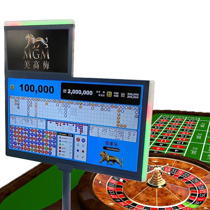 Deluxe Poker Casino Entertainment Gambling Table Casino Gaming Table Screens for Casino Table