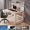 Small Bedroom Study Desk Hutch All in One Combination Desktop Computer Hole Board Gaming Table