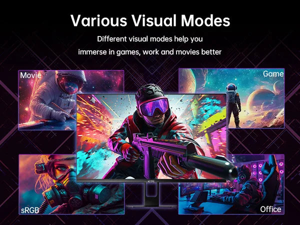 KTC Gaming Monitor 27 inch 180hz 1ms | Fast IPS Screen 1080p Monitor|2 x HDMI 2.0 &1 x Display Port 1.4 | Support Freesync and W