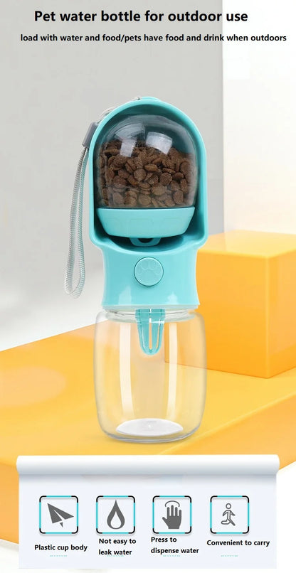 320/500ML Portable Dog Cat Water Bottle for Dog Gourd Walk Drinking Bottle Dog Pet Supplies Food Bowl