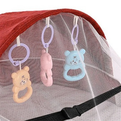 Portable Folding Baby Crib With Net And Awning Nest Baby Bed For Camping Infant Bed Bassinet For Baby