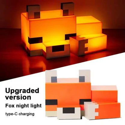 Fox Free Standing Desk Light, Gaming Room Home Decor and Merchandise for Boys and Girls, Nightlight Gift for Playroom Bedroom
