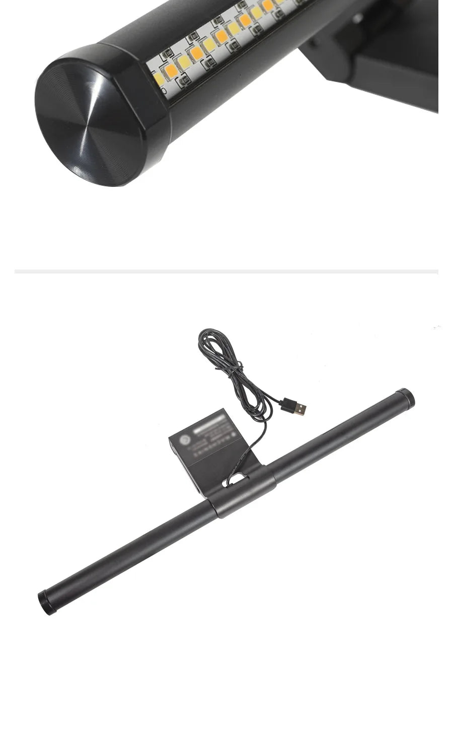 RGB 30cm Monitor Hanging Lamp – Stepless Dimmable LED Screen Bar for Work & Gaming & Study