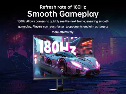 KTC Gaming Monitor 27 inch 180hz 1ms | Fast IPS Screen 1080p Monitor|2 x HDMI 2.0 &1 x Display Port 1.4 | Support Freesync and W