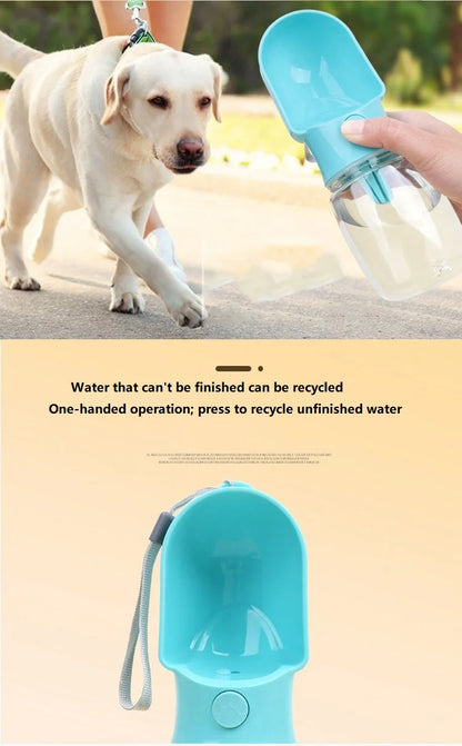 320/500ML Portable Dog Cat Water Bottle for Dog Gourd Walk Drinking Bottle Dog Pet Supplies Food Bowl