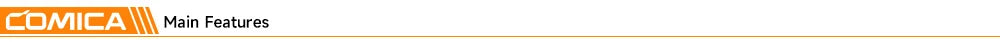 COMICA Uni Pro Wireless USB Gaming Microphone for PC Laptop Smartphone Noise Cancellation Condenser Mic with RGB Lights