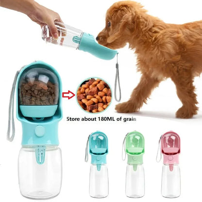 320/500ML Portable Dog Cat Water Bottle for Dog Gourd Walk Drinking Bottle Dog Pet Supplies Food Bowl