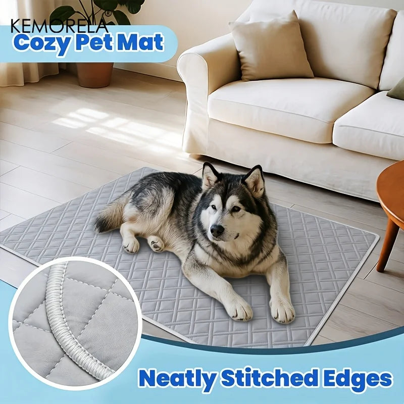 KEMORELA 1PC A Pet Cooling Pad Ceiling Washable And Anti Slip Bottom Large Dog Cooling Bed And Cat Ice Pad Cooling Pad For Pets