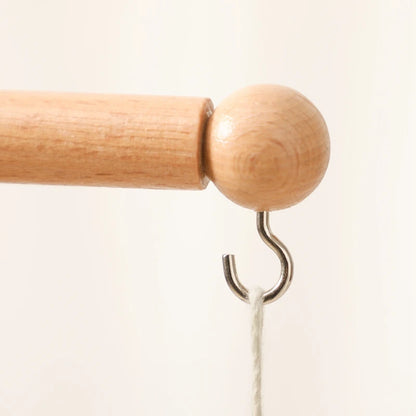 Baby Wooden Crib Mobile Bed Bell Hanging Rattle Toy Newborn Music Box Bed Bell Hanging Toys Holder Bracket Infant Crib Baby Gift
