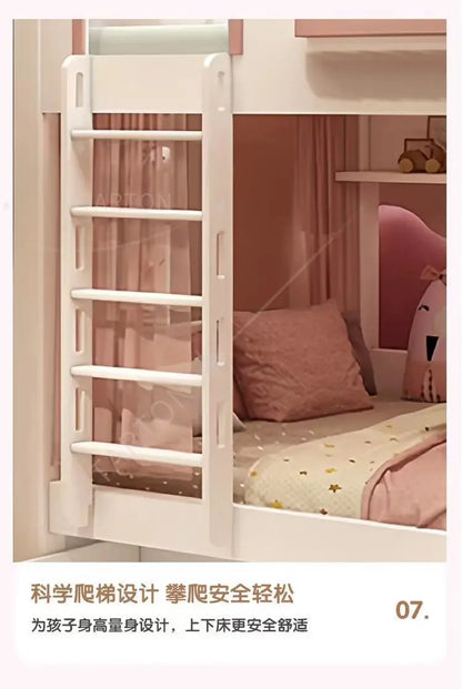 Baby Crib Bassinet, Childrens Toddler Bunk Bed, Montessori Trundle Princess Wooden Hut, Mezzanine Cradle Camas Ninos