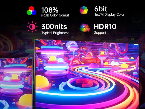 KTC Gaming Monitor 27 inch 180hz 1ms | Fast IPS Screen 1080p Monitor|2 x HDMI 2.0 &1 x Display Port 1.4 | Support Freesync and W