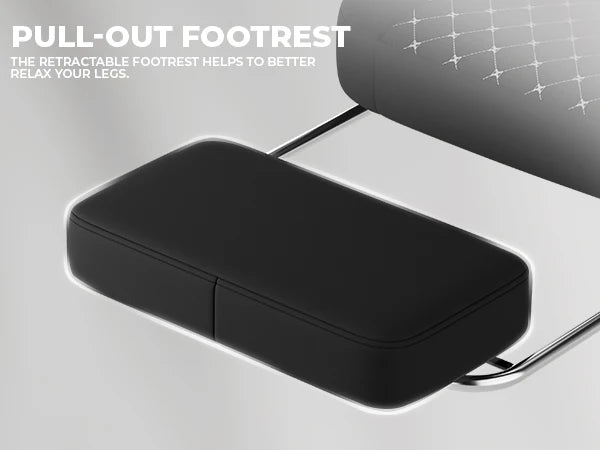 Gaming Chair with Footrest, Ergonomic Computer Chair with Headrest and Lumbar Support，Office Chair with Linkage Armrests