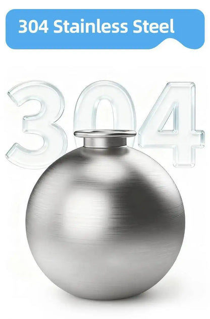 Dogs Drinking Bottle with Silicone Bowl, 285ml Stainless Steel Leak-Proof Dog Drinking Bottle for Cats and Dogs, Walks and Hikes