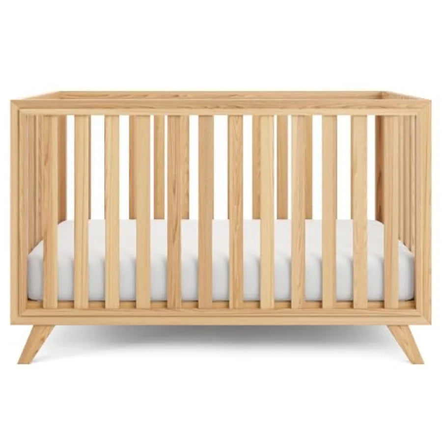 Comfy Cubs Baby Crib for 0 to 3 Years - Adjustable Mattress Height, en Crib for Baby, Elegant Nursery Furniture, Designed in Th
