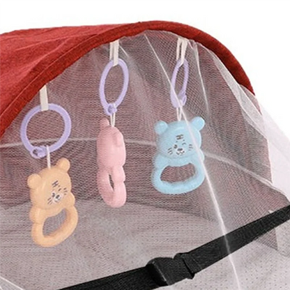 Portable Folding Baby Crib With Net And Awning Nest Baby Bed For Camping Infant Bed Bassinet For Baby