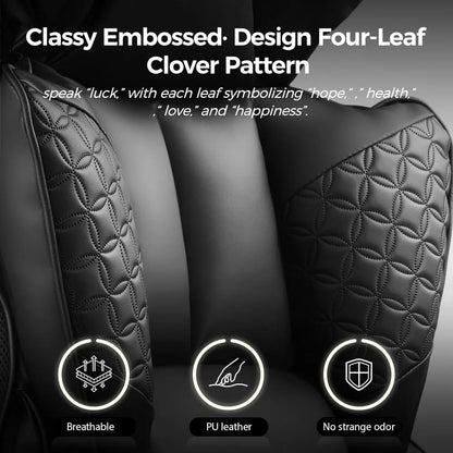Big and Tall Office Chair 400LBS Wide Ergonomic Gaming Chair with Deluxe Embossing Designed Leather with Foot Rest,150°Reclinin