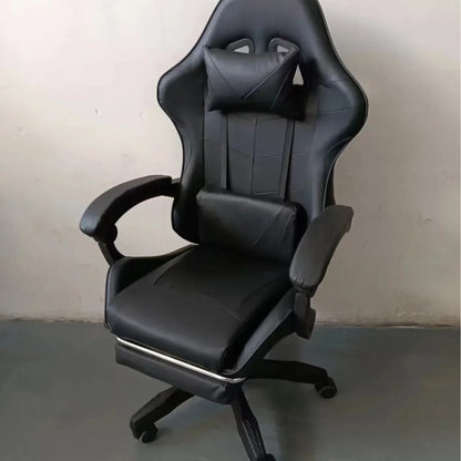 Professional Gaming Chair for PC with Adjustable Headrest and Lumbar Support, Suitable for Home and Internet Cafe