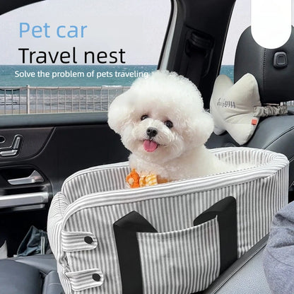Car Center Console Pet Safety Seat Dog Bed Mat Cat Mat Car Supplies Portable Travel Rest for Dogs And Cats
