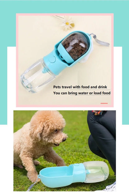 320/500ML Portable Dog Cat Water Bottle for Dog Gourd Walk Drinking Bottle Dog Pet Supplies Food Bowl