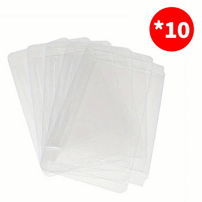 For N64 gaming cartridge case - ultra-thin 0.3mm PET protective case, vintage gaming collection | transparent | moisture-proof