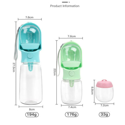 320/500ML Portable Dog Cat Water Bottle for Dog Gourd Walk Drinking Bottle Dog Pet Supplies Food Bowl