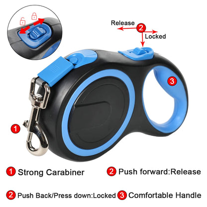 Retractable Big Dog Leash for Small Large Dogs 5M 8M Automatic Adjustable Pet Extendable Strap Yorkie Puppy Lead Rope Supplies