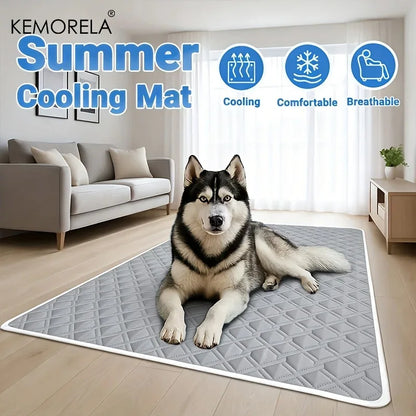 KEMORELA 1PC A Pet Cooling Pad Ceiling Washable And Anti Slip Bottom Large Dog Cooling Bed And Cat Ice Pad Cooling Pad For Pets