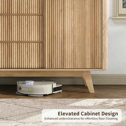 62" Buffet Cabinet Fluted - Vektaya